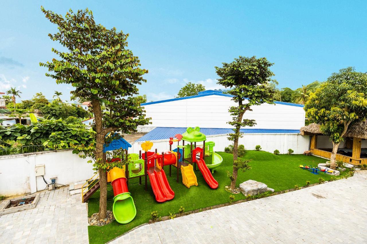 Hòa Bình Hoa Vien Hotel - Suoi Khoang Kim Boi מראה חיצוני תמונה
